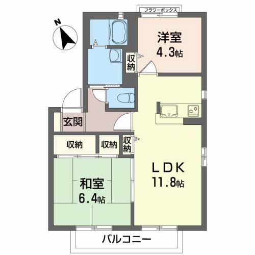 ディアス安積Ｄ 201号-14