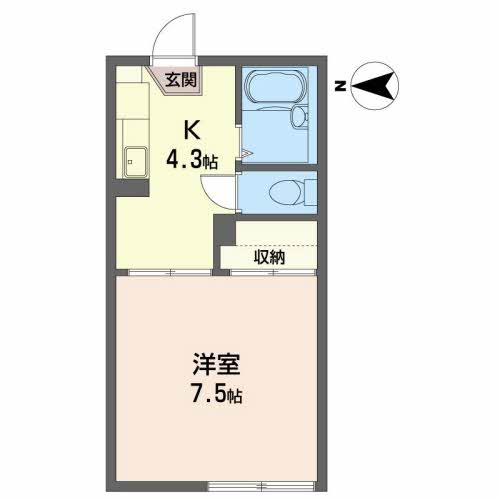 レジデンスⅠ A105号-5