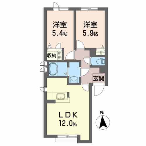 シャーメゾン鳴滝Ａ101-2