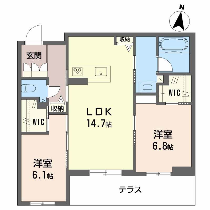 マグノリア上杉 105号-16