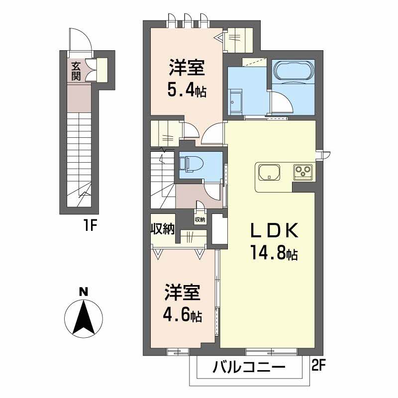 シティプラザ青森　Ｃ棟C201-2