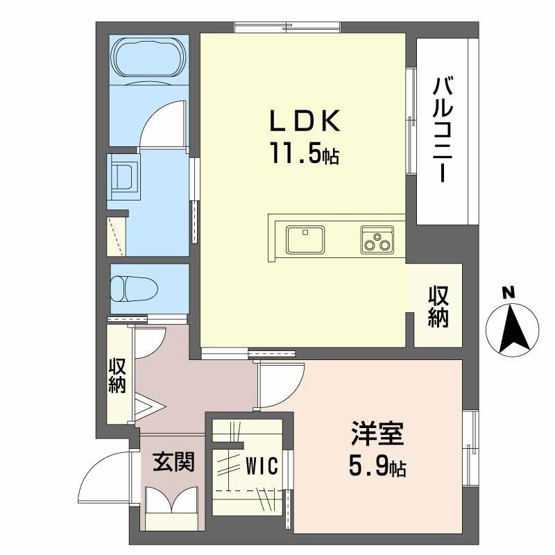 シャーメゾン　Ｃｈｅｚ　ｔｏｉ　公園前 101号-6