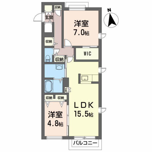 メゾンマスト盛南中央Ⅱ 201号-2