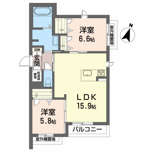 メゾンマスト名須川Ｂ棟B301-2