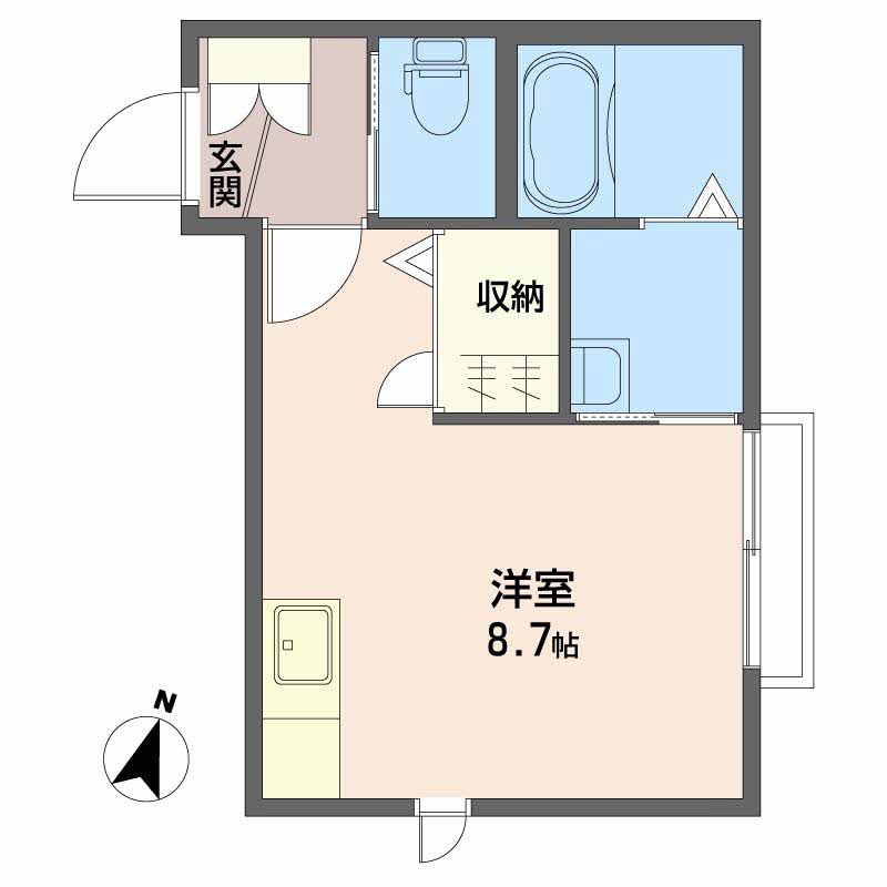 プロヌーブヤマザキ 201号-1