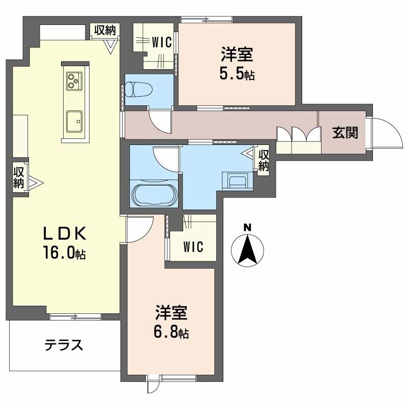 リヴィエール富沢 105号-16