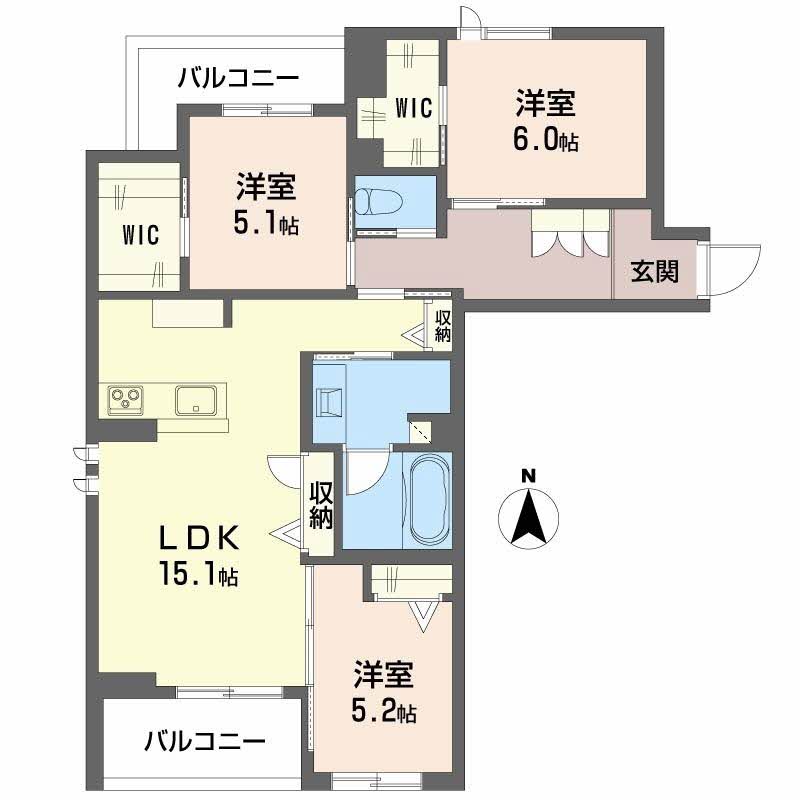 リヴィエール富沢 206号-16