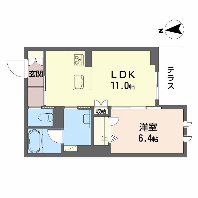 ヴィレッタ鉄砲町 101号-15
