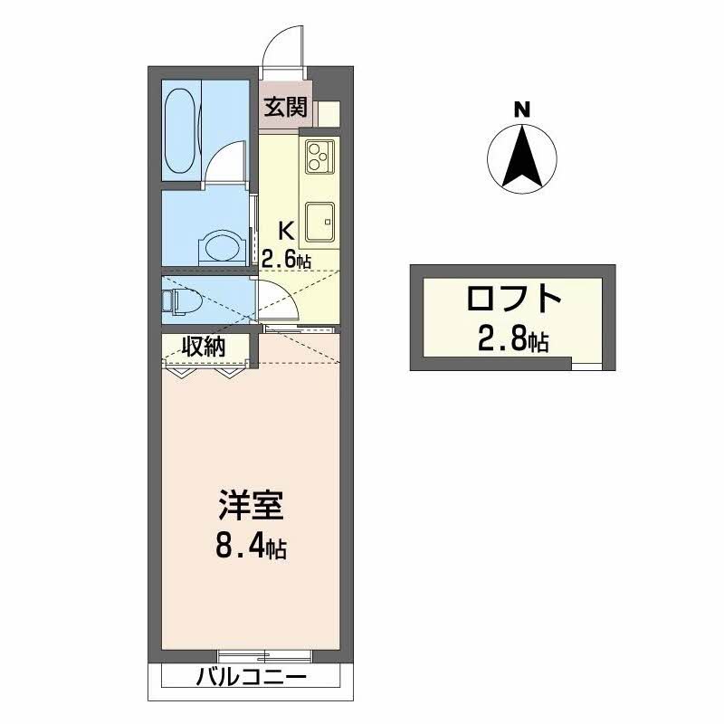 タウンコートエイト 101号-1