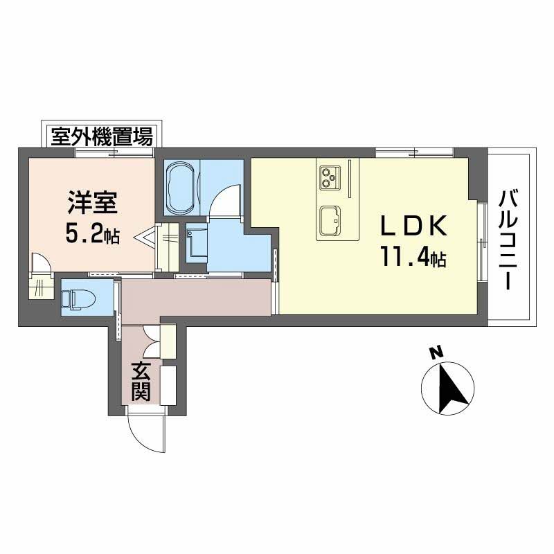 シャーメゾン　コア八日町201-2