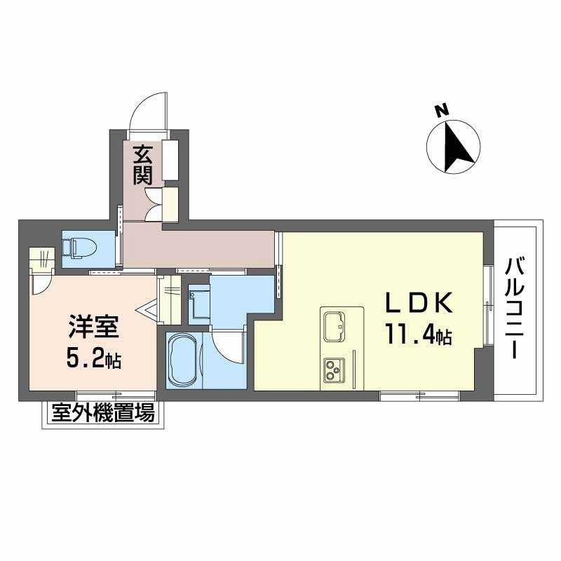 シャーメゾン　コア八日町206-2