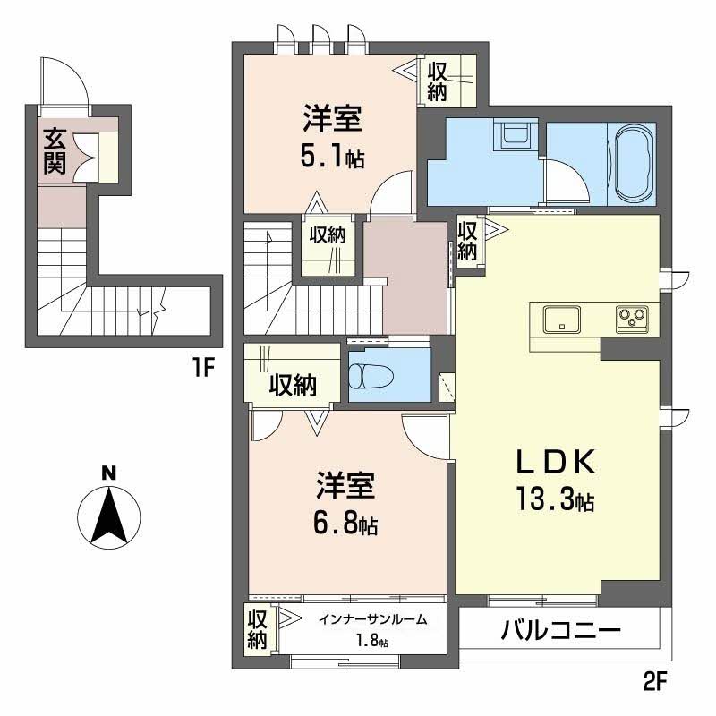 リヴェールテラス 201号-11