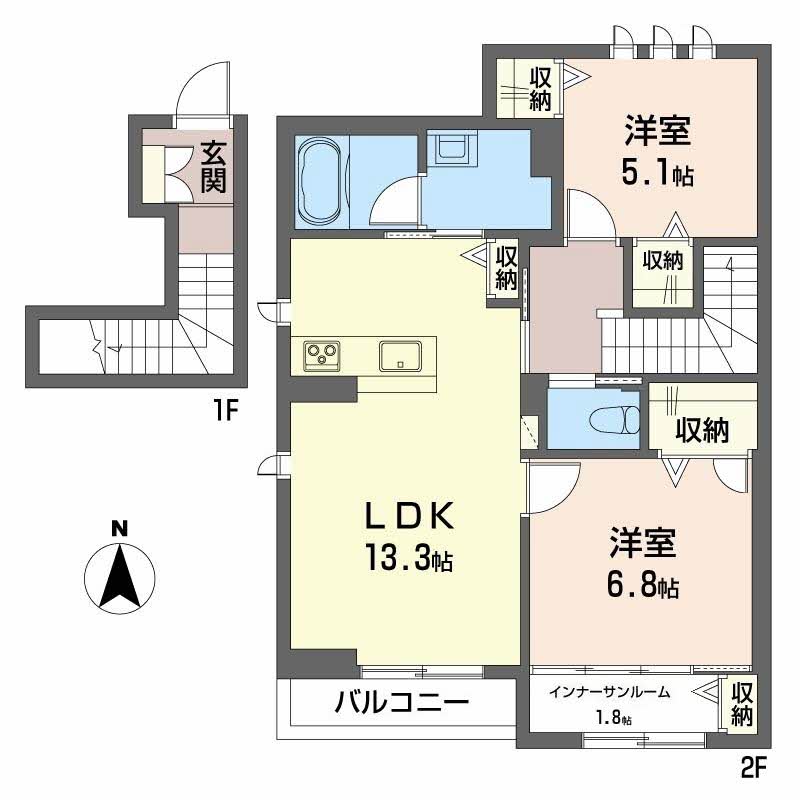 リヴェールテラス 205号-11