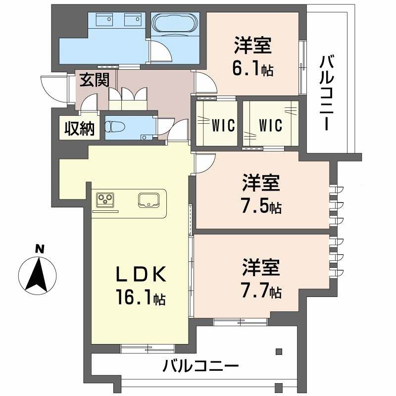 ザ・シグマ上杉 302号-15
