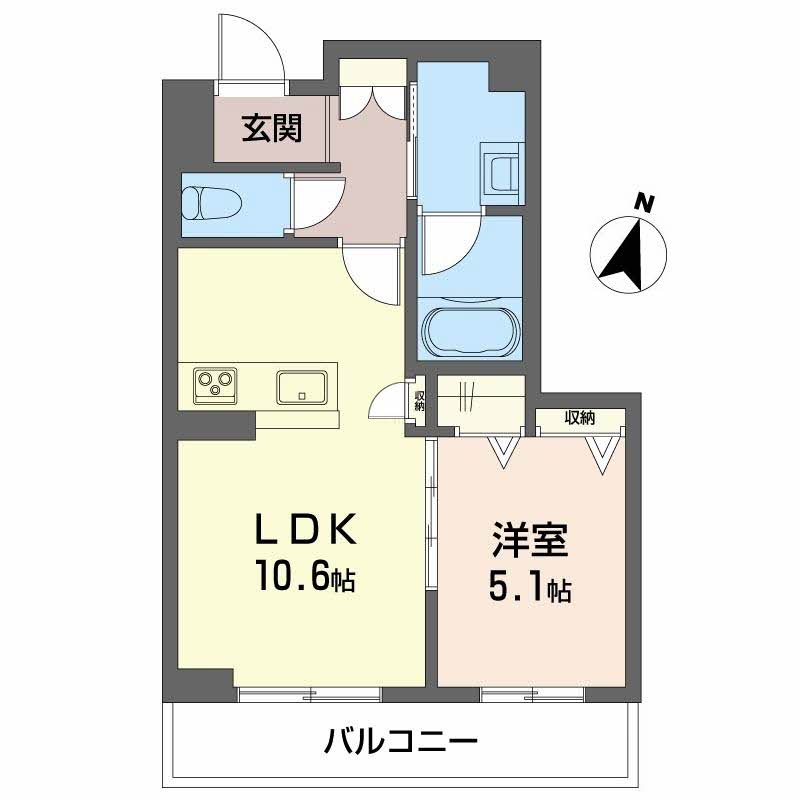 ヒュッゲ堂前 101号-14