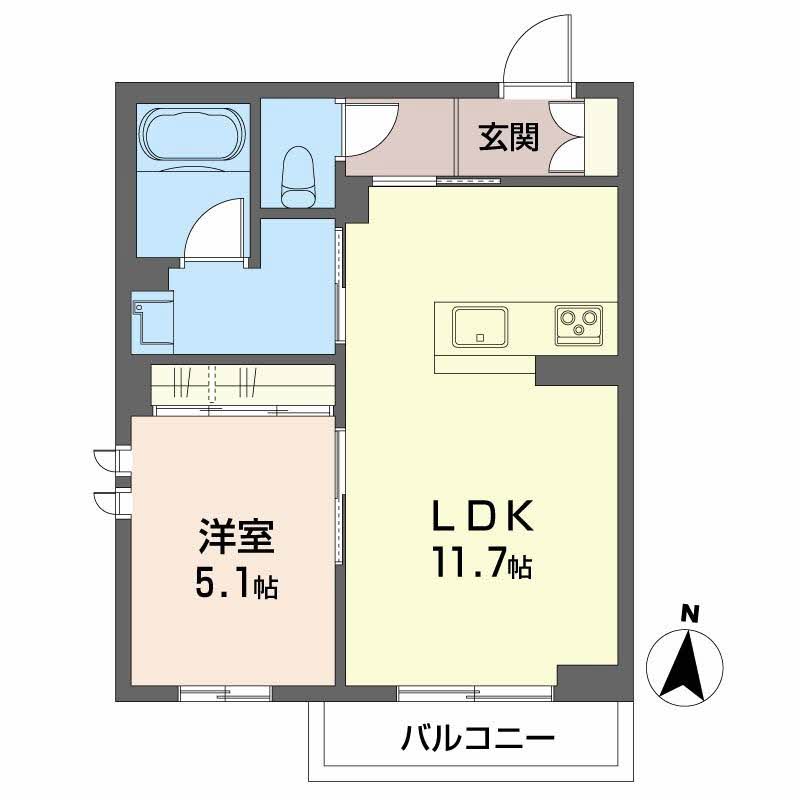 シャーメゾン南白土 101号-13