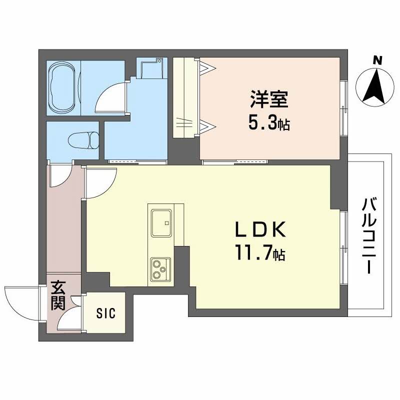 シャーメゾン南白土 206号-13