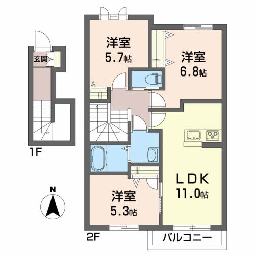 ブランドール 202号-7